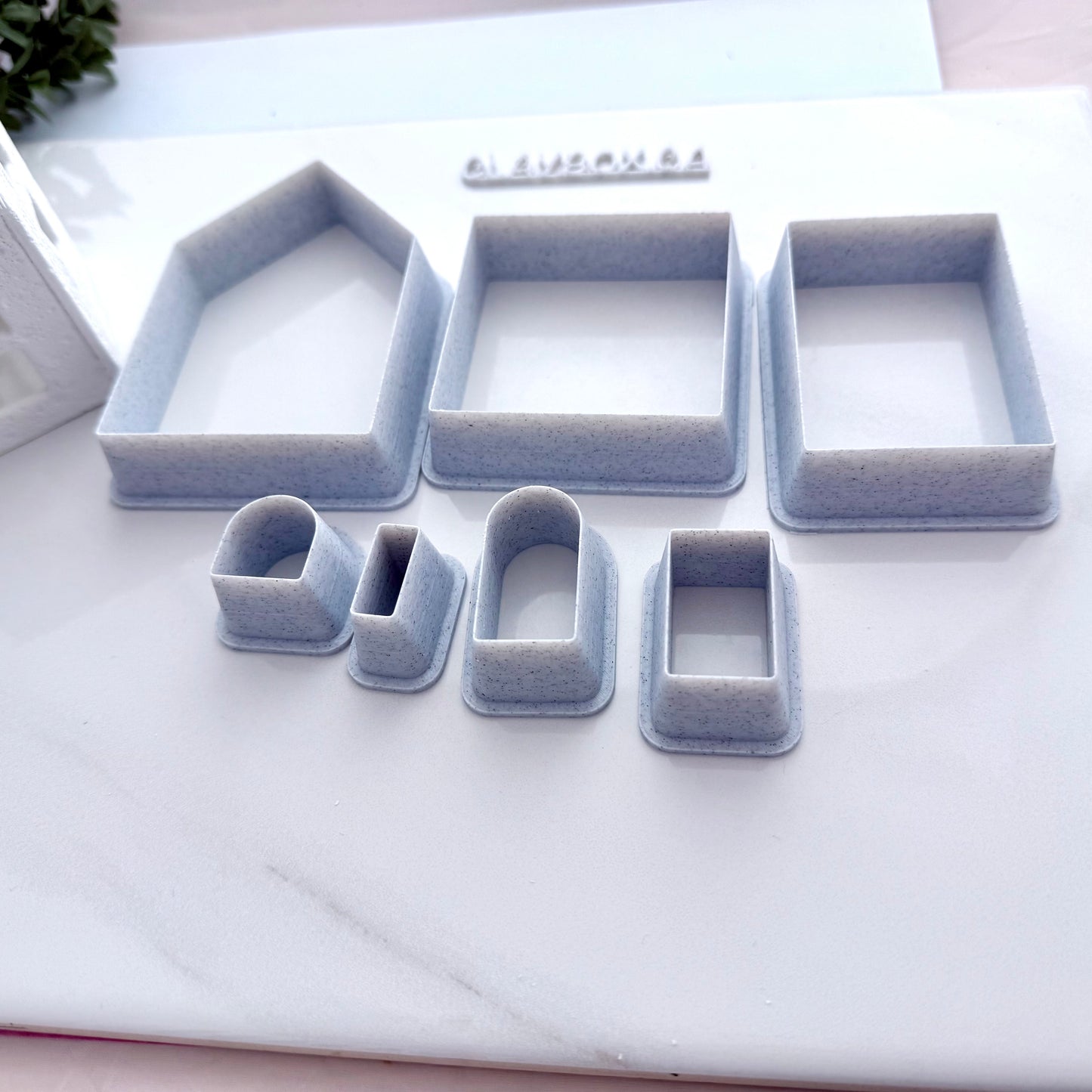 Tea Light House Cutter Set for Clay | Pottery House Cutters & Stamps | Luminary House Kit | Polymer Clay & Ceramic Tools