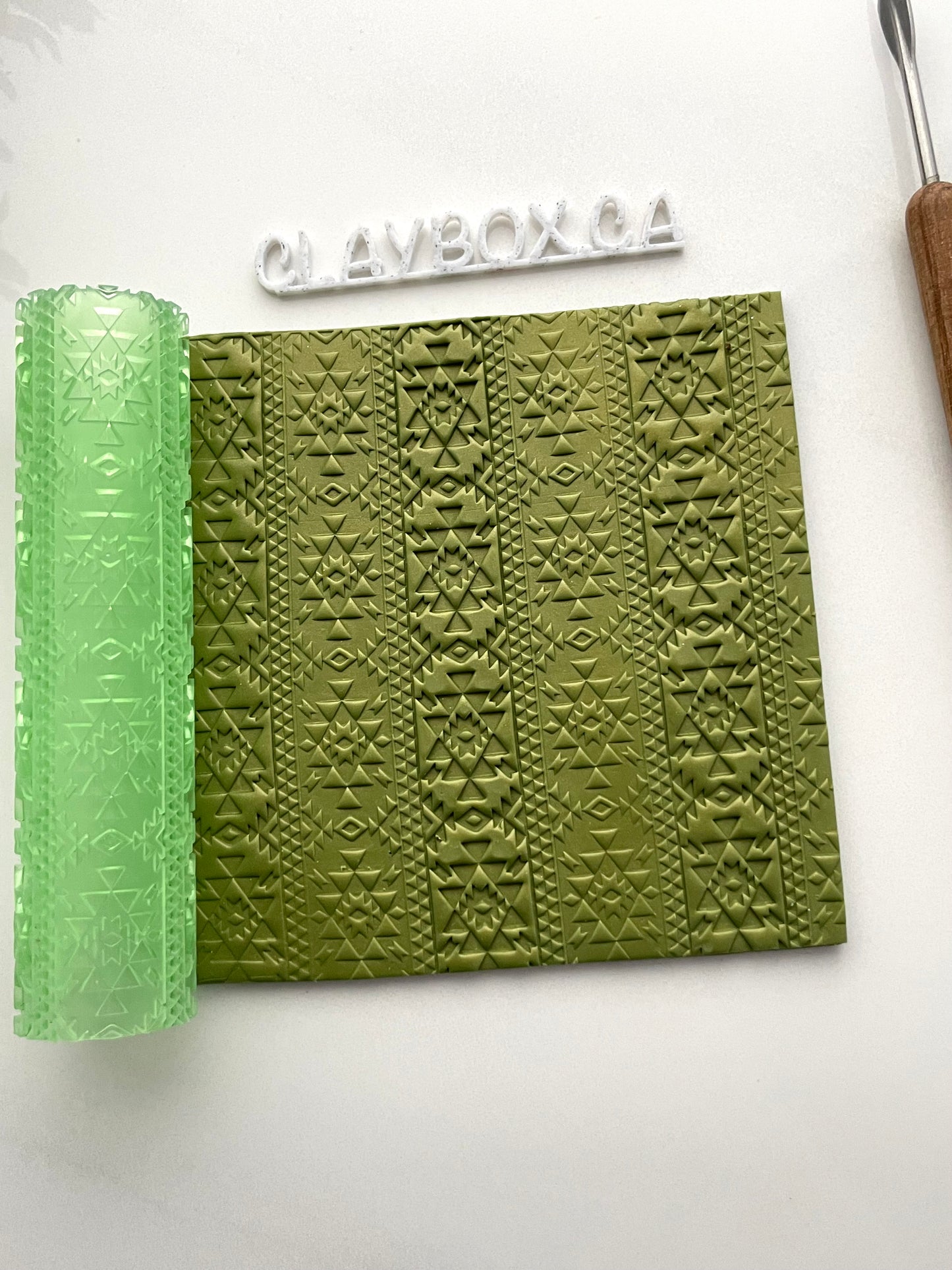 Aztec texture roller