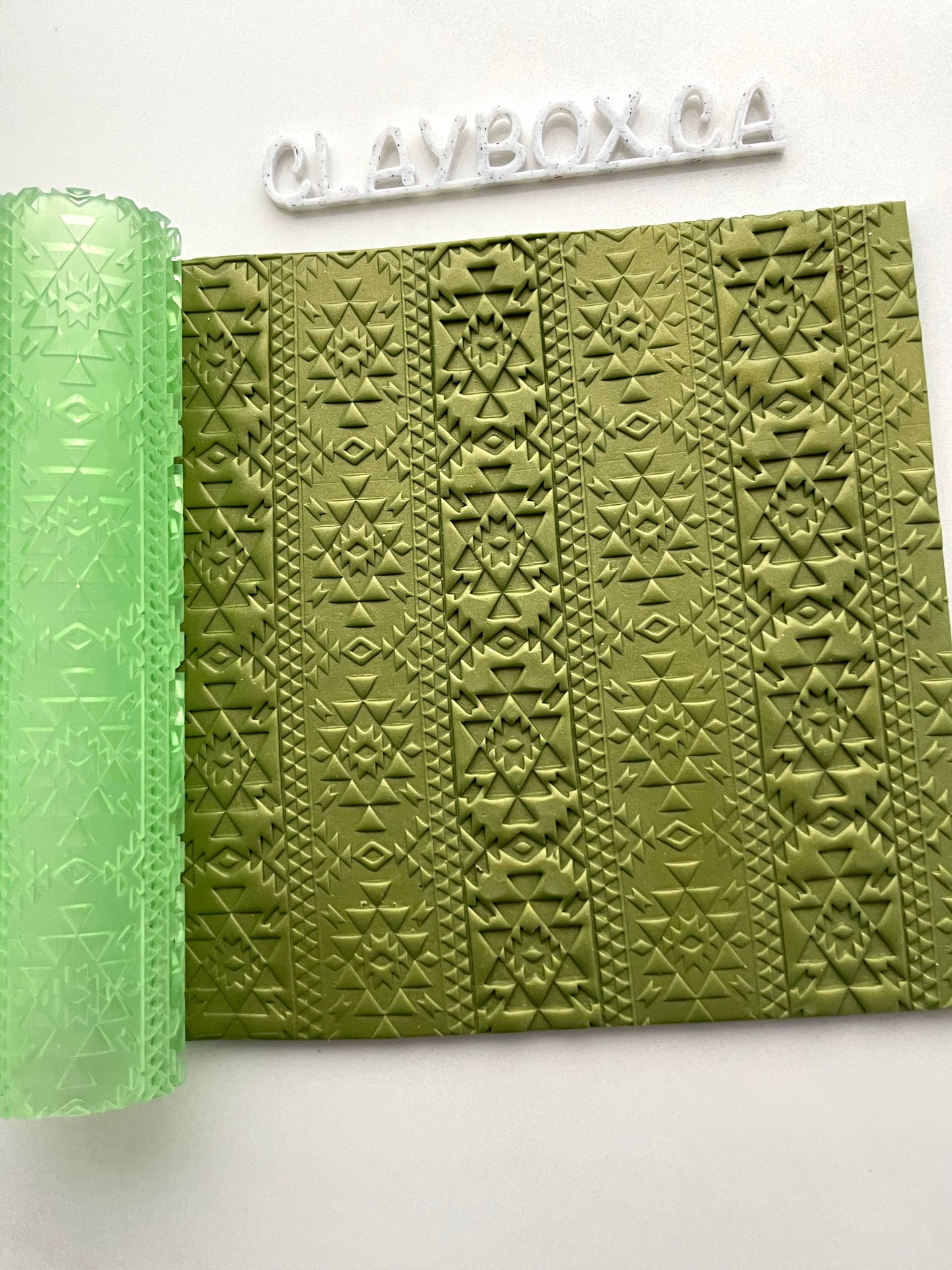 Aztec texture roller