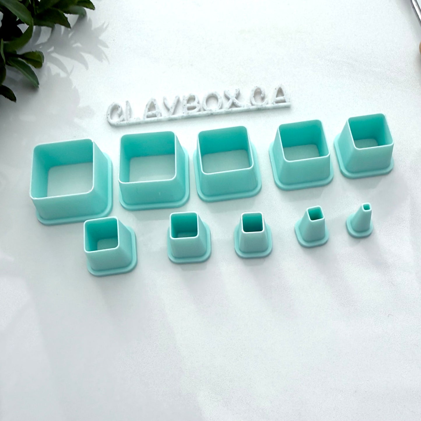 Mini Shape Cutter Set for Clay | 2mm–2cm Cutters | Circle Heart Star Square - Polymer Clay Tools | Small Shape Cutters Set
