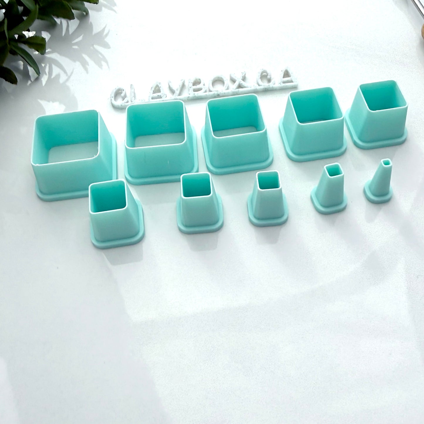 Mini Shape Cutter Set for Clay | 2mm–2cm Cutters | Circle Heart Star Square - Polymer Clay Tools | Small Shape Cutters Set