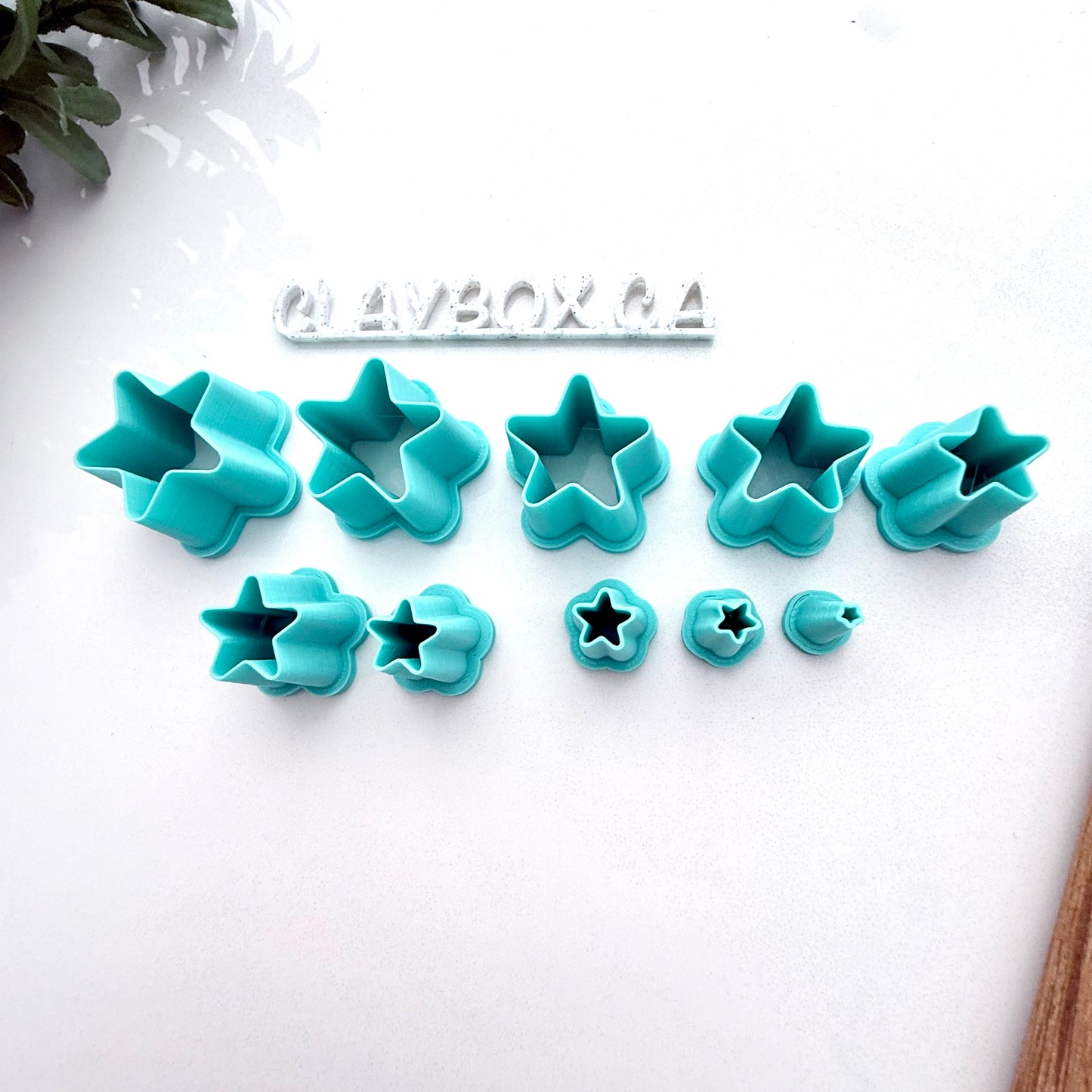 Mini Shape Cutter Set for Clay | 2mm–2cm Cutters | Circle Heart Star Square - Polymer Clay Tools | Small Shape Cutters Set
