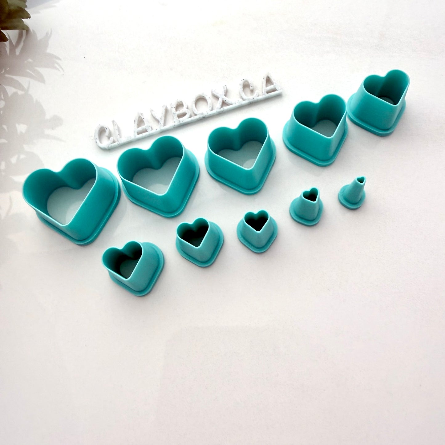 Mini Shape Cutter Set for Clay | 2mm–2cm Cutters | Circle Heart Star Square - Polymer Clay Tools | Small Shape Cutters Set
