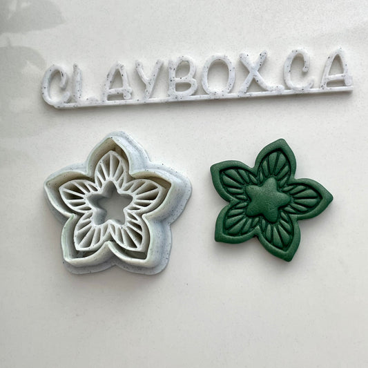 Star flower combined stamp/cutter