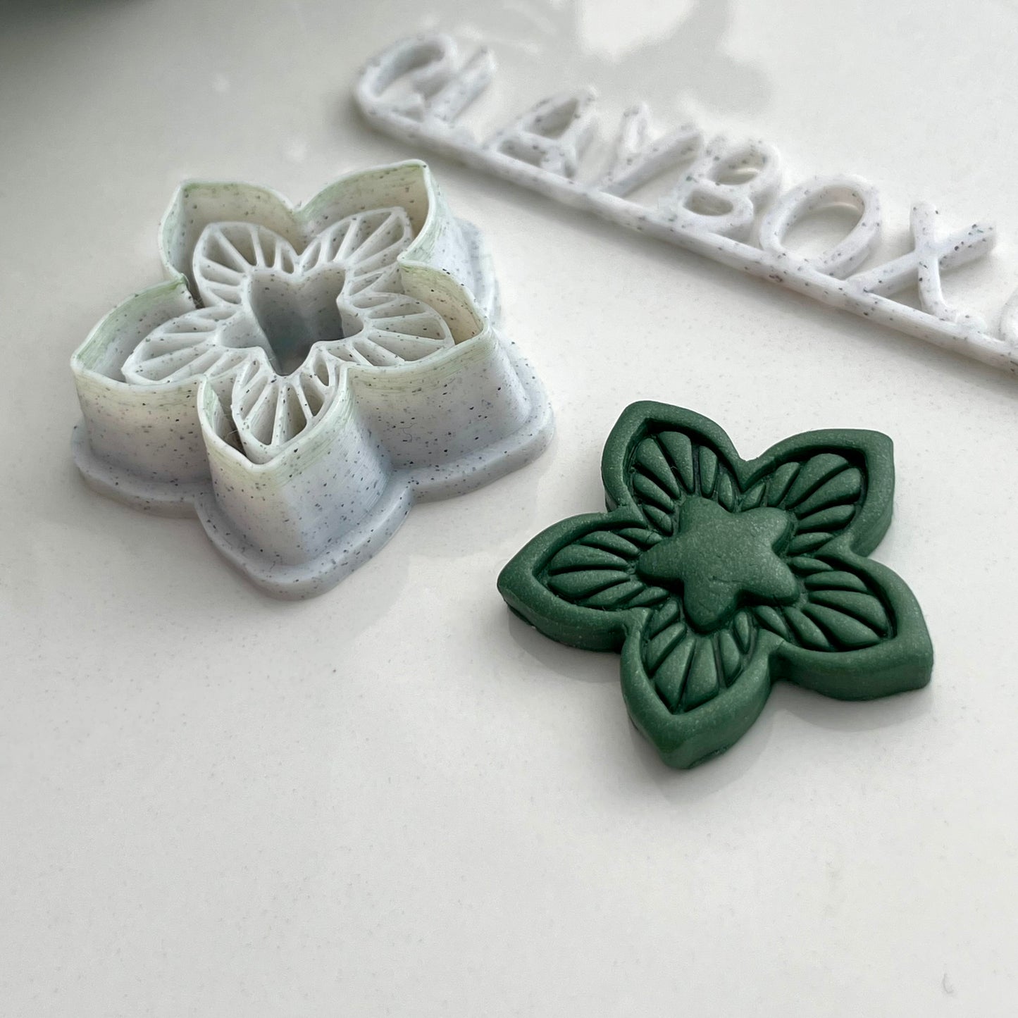 Star flower combined stamp/cutter