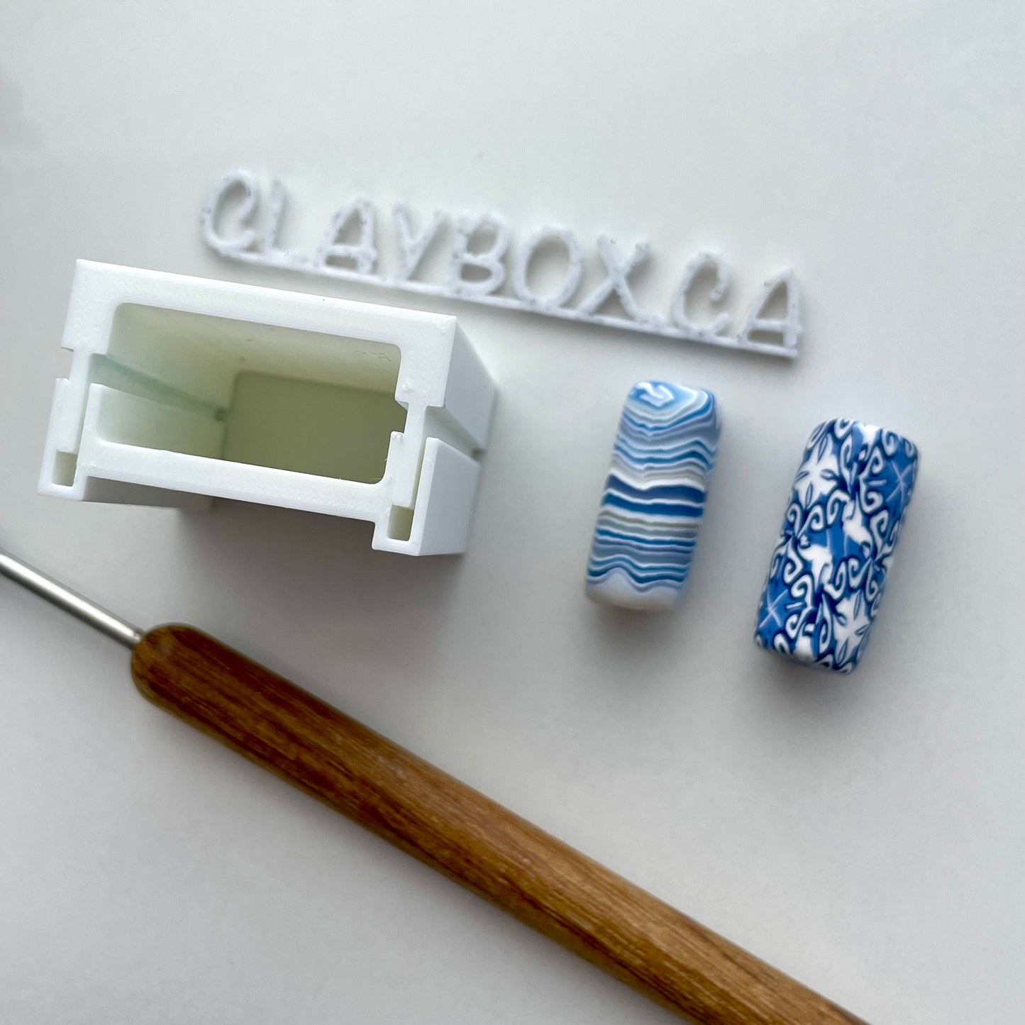 Tube Bead Roller for Polymer Clay | 3D Printed Bead Roller Tool | Smooth, Even Tube Beads