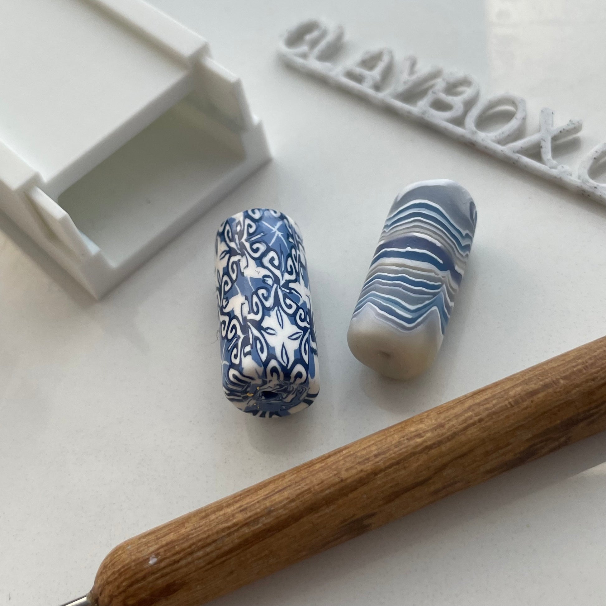 Tube Bead Roller for Polymer Clay | 3D Printed Bead Roller Tool | Smooth, Even Tube Beads