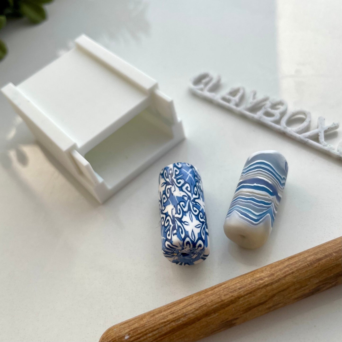 Tube Bead Roller for Polymer Clay | 3D Printed Bead Roller Tool | Smooth, Even Tube Beads