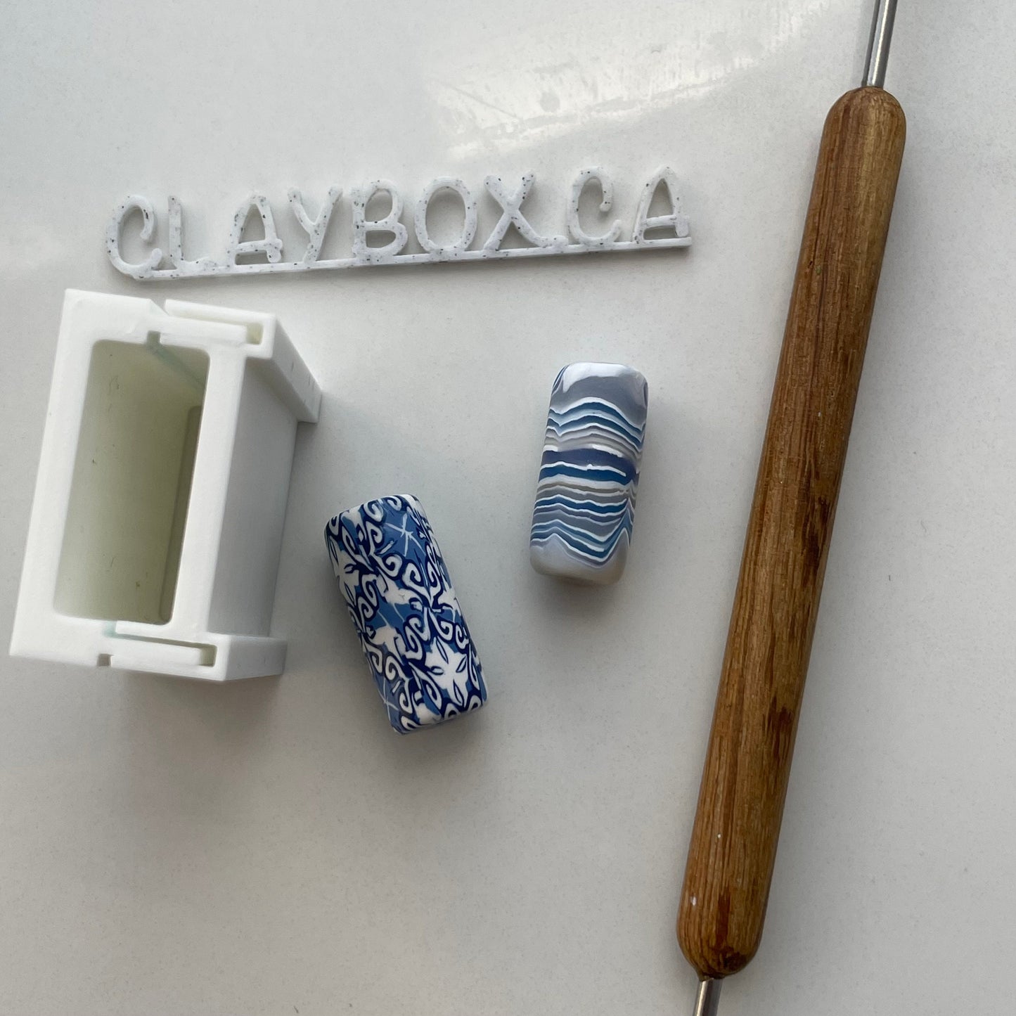 Tube Bead Roller for Polymer Clay | 3D Printed Bead Roller Tool | Smooth, Even Tube Beads