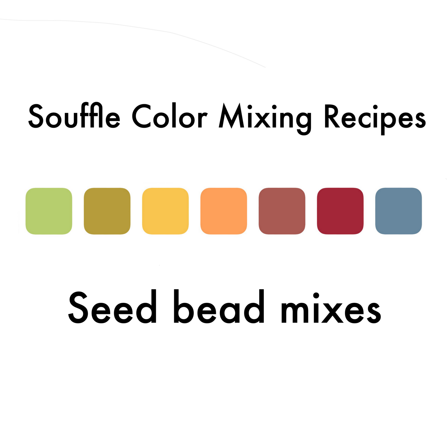 Free Sculpey Soufflé Color Recipes – Designed to Match Our Bead Trios