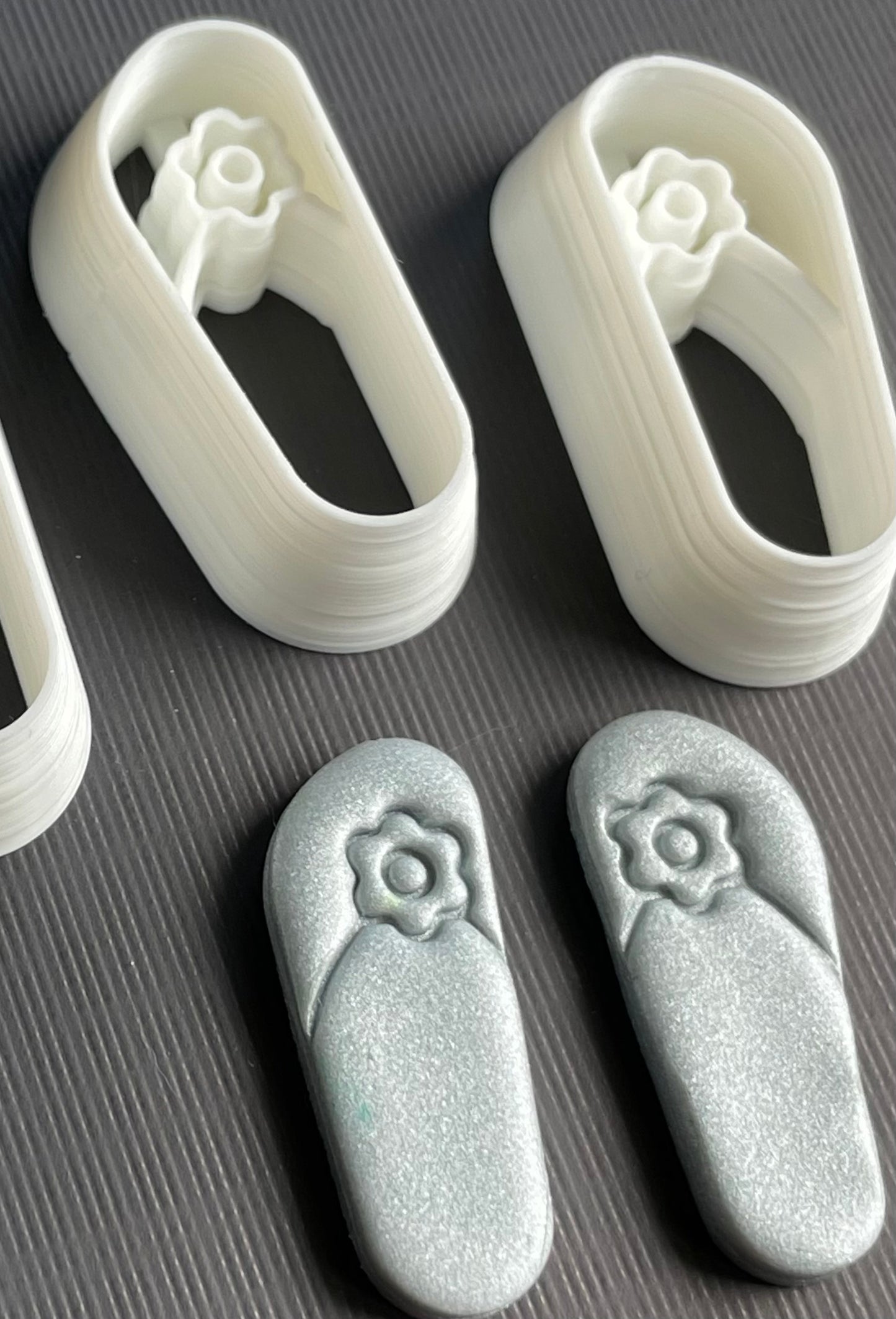 Flip flops combined stamp/cutters