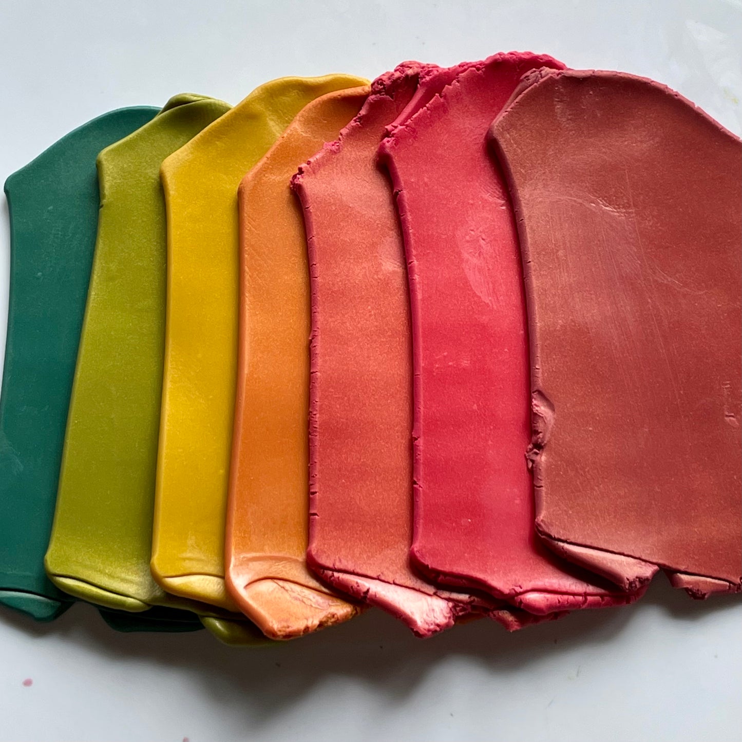 Polymer clay recipes for Sculpey Premo clay - Metallic Fall Colors