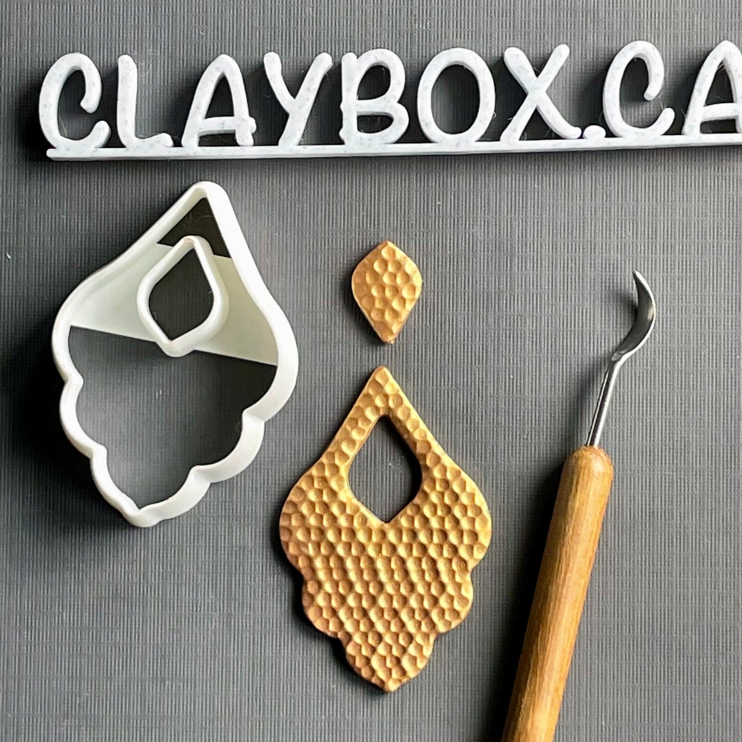 Scalloped, drop donut cutter