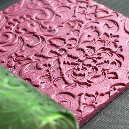 Damask texture roller