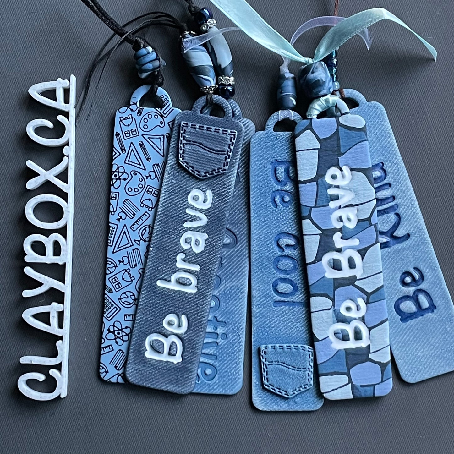 Blue Jeans palette - color recipes for Premo polymer clay