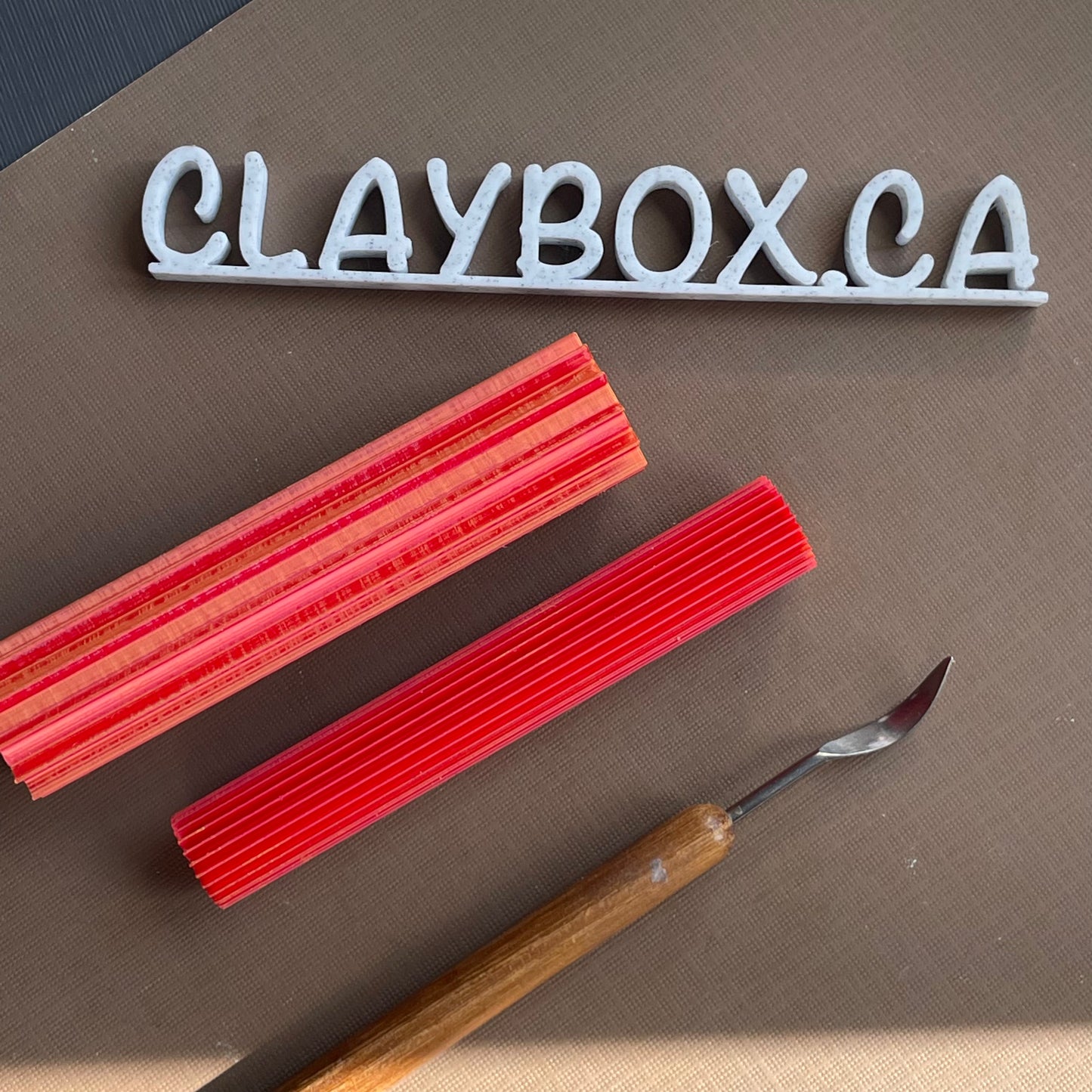 Line rollers - made for polymer clay