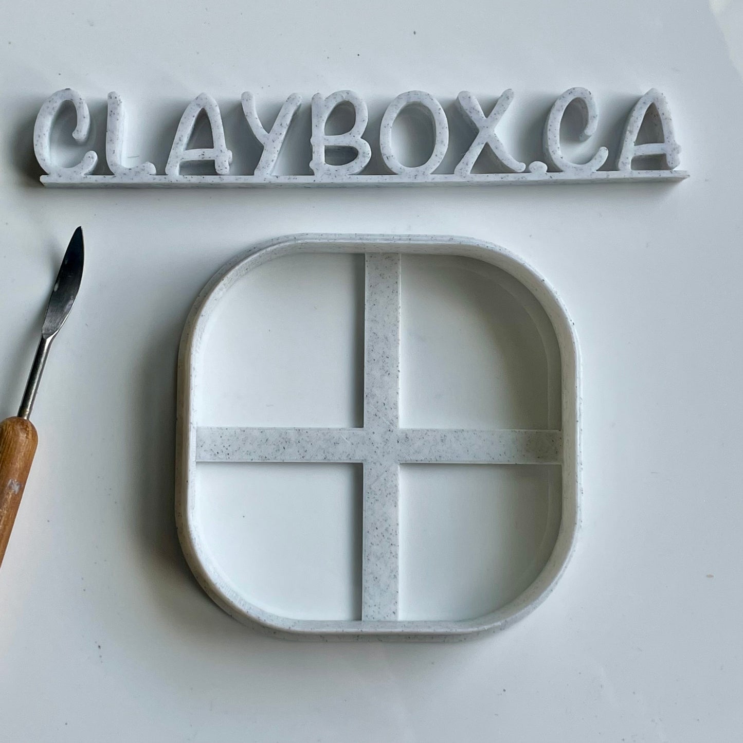 Large square cutter with very round corners - perfect for making ring dishes or coasters