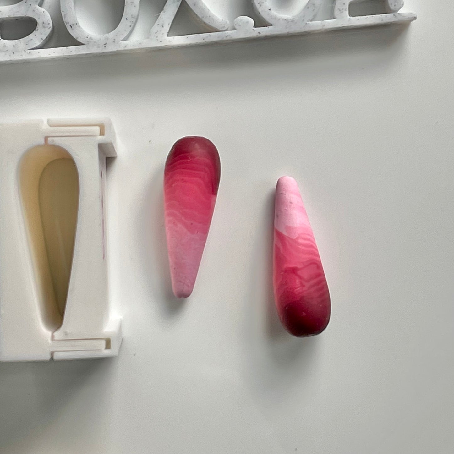 Slim teardrop bead roller - made for use with polymer clay