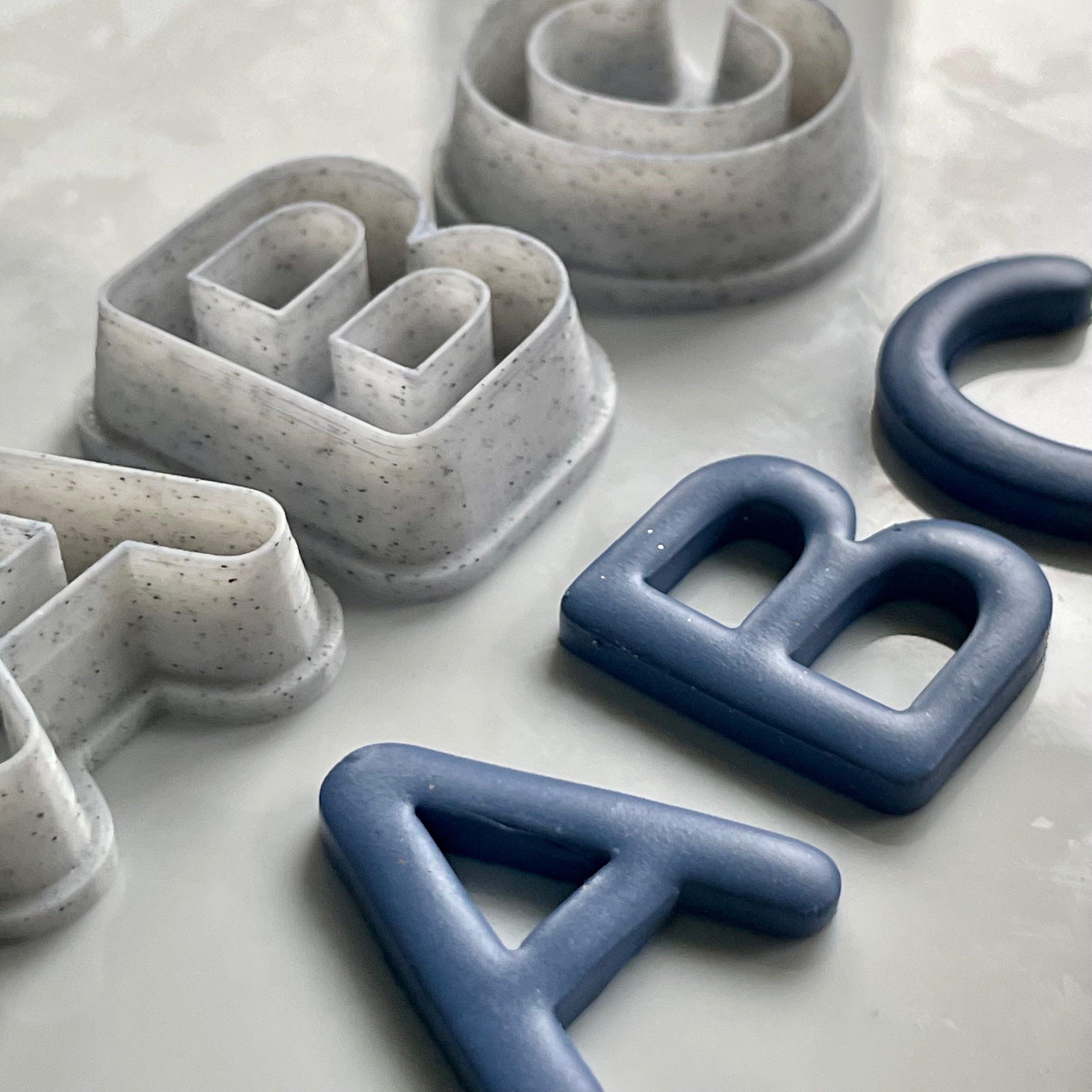 Alphabet and number cutters – Clay Box Supplies