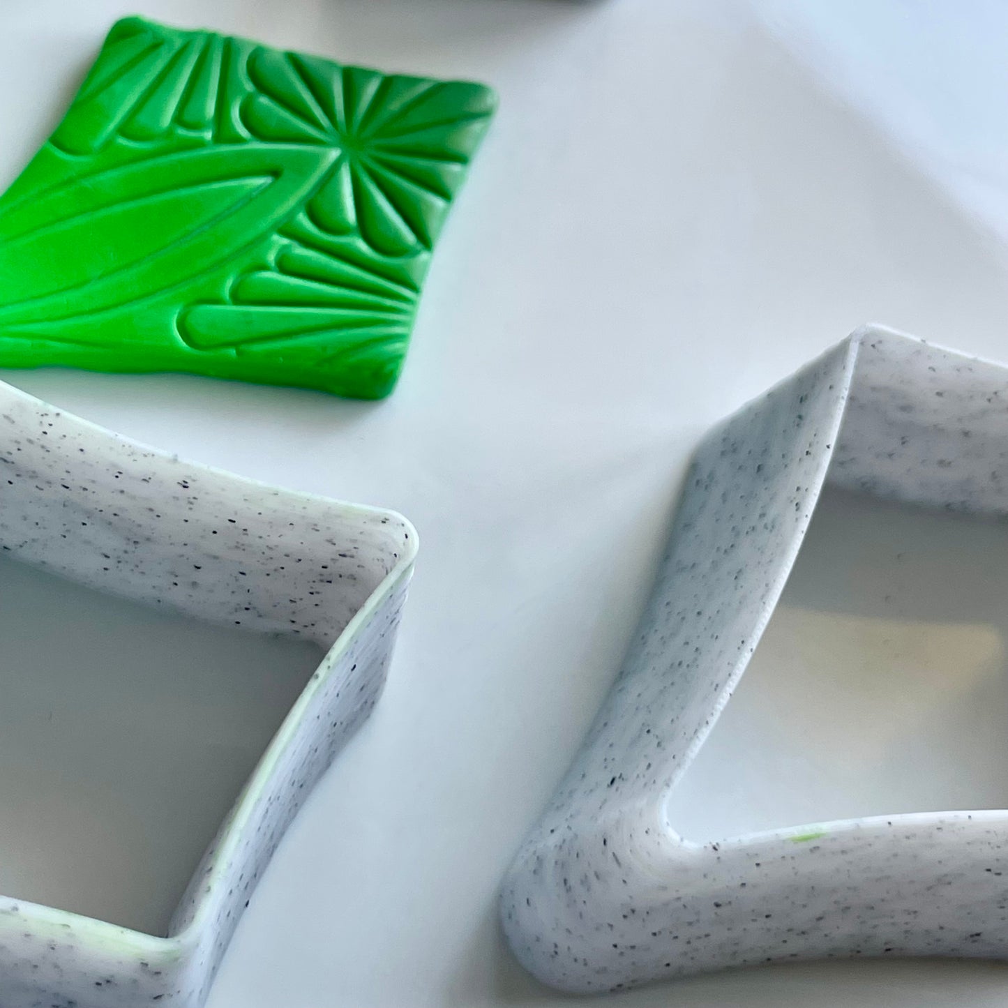 Dished Diamond Cutter Set | 3D Printed Polymer Clay Cutters