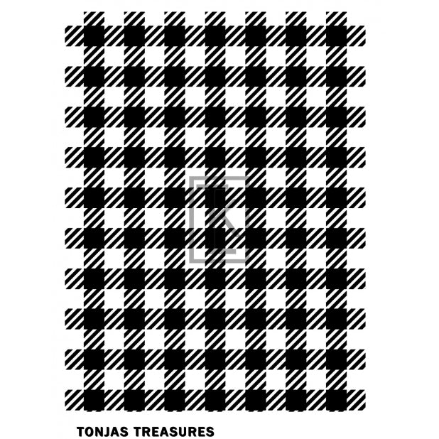 Gingham Plaid Buffalo Check Silkscreen