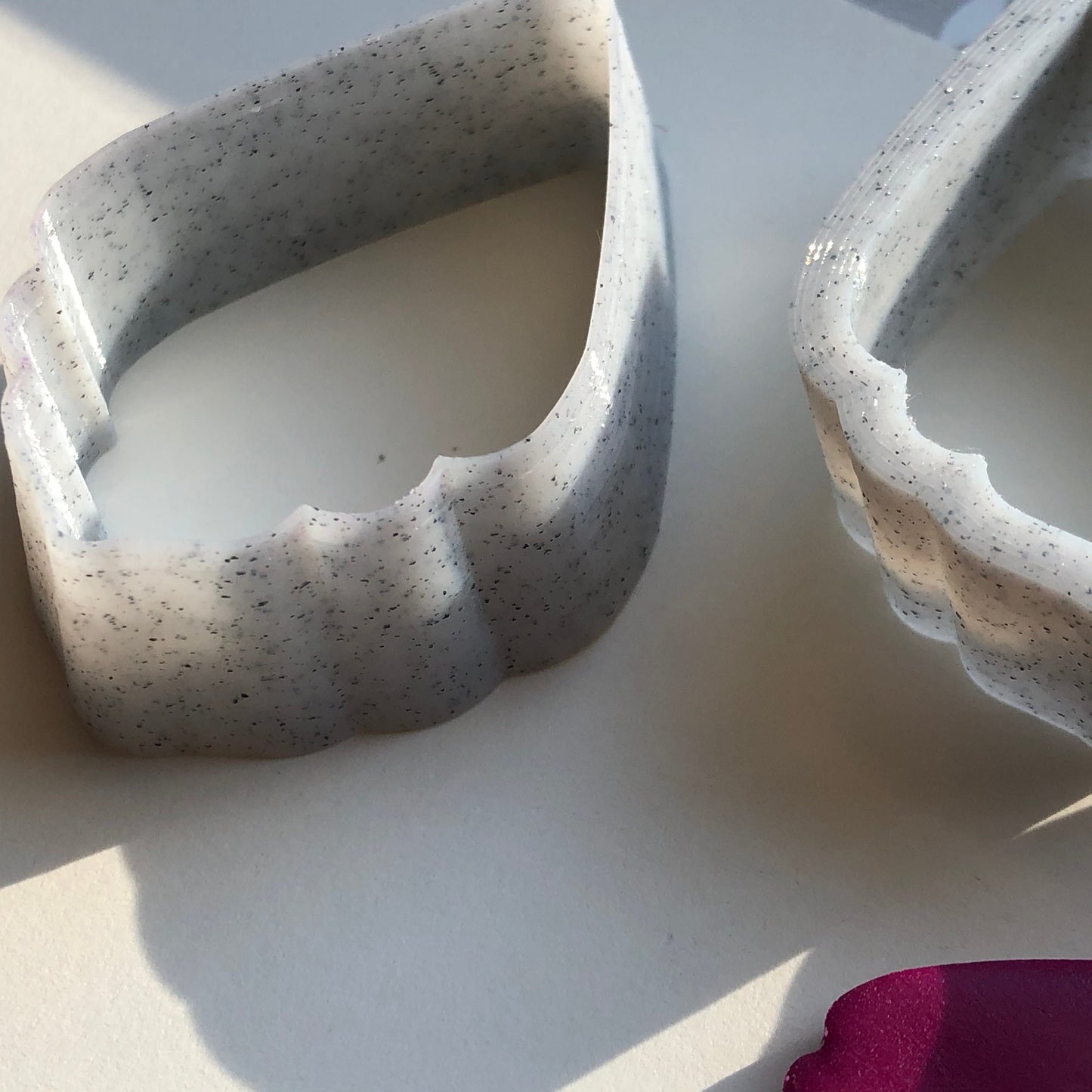 Fancy teardrop cutter set - made for use with polymer clay