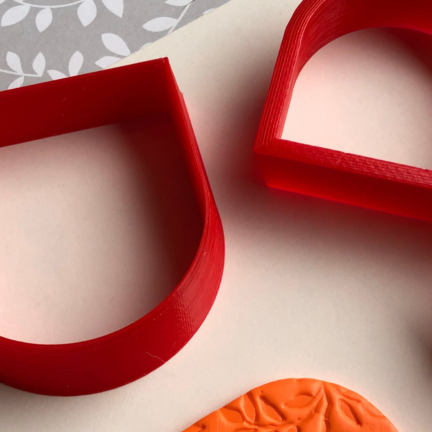 Arch shape cutter set - made for use with polymer clay