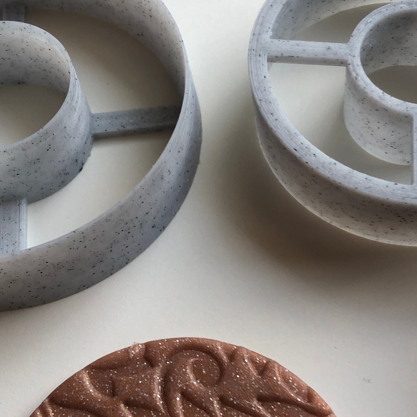 Circle donut cutter - made for use with polymer clay