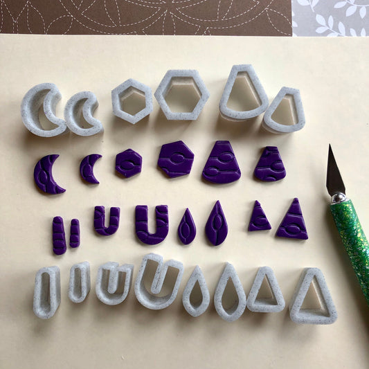 Mix and match small cutters (set 2) - made for polymer clay