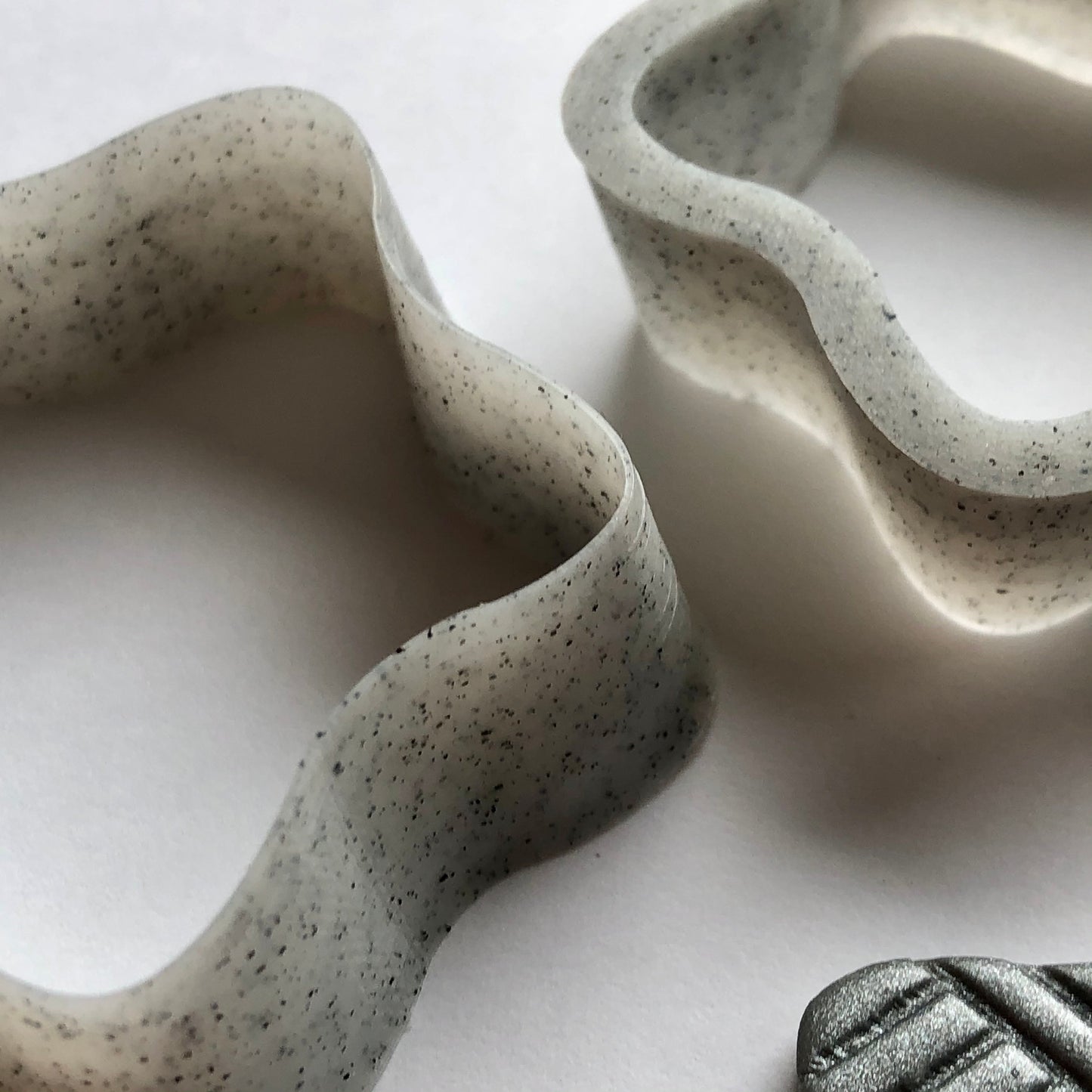 Curvy star cutter set - made for use with polymer clay