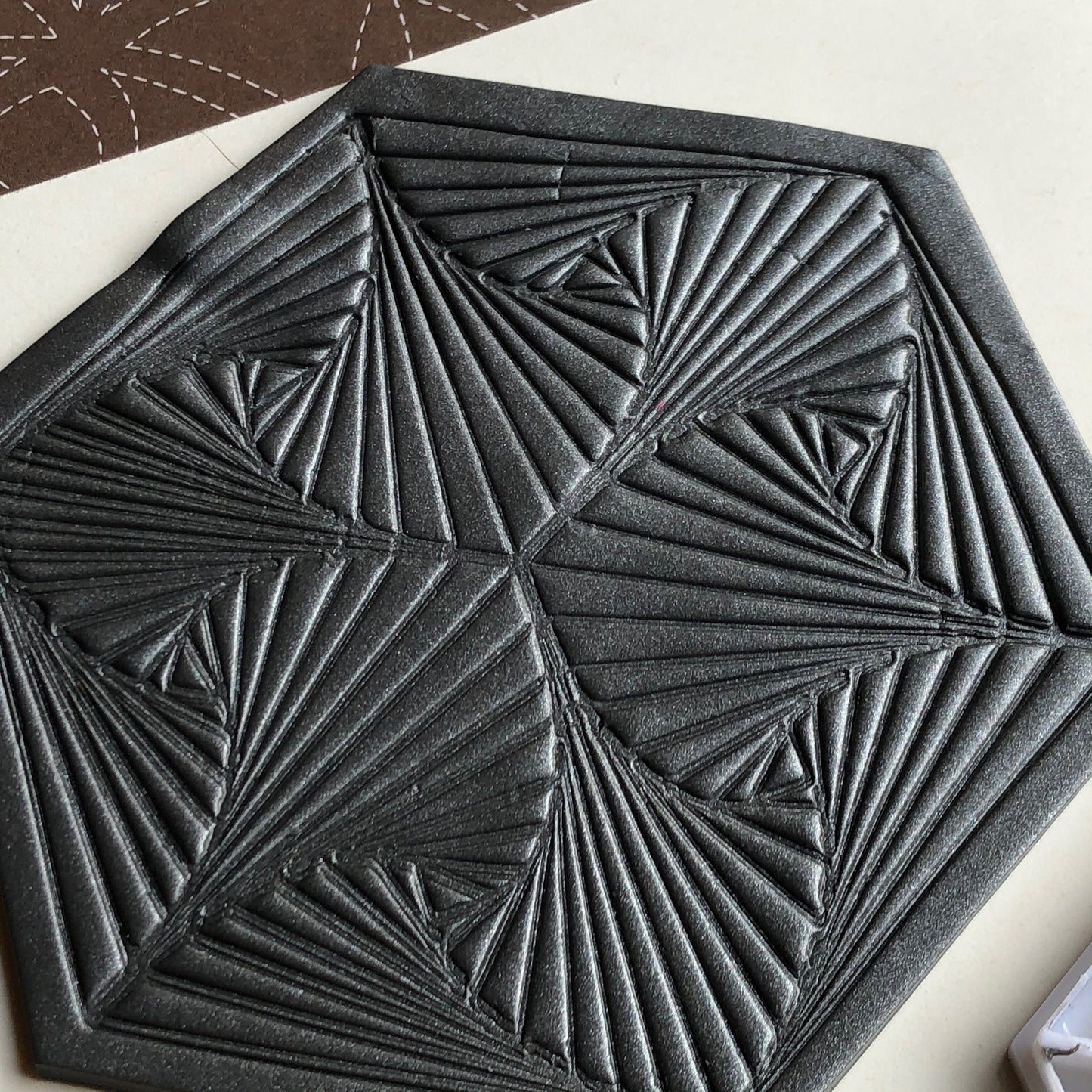 Paradox stamp - made for use with polymer clay