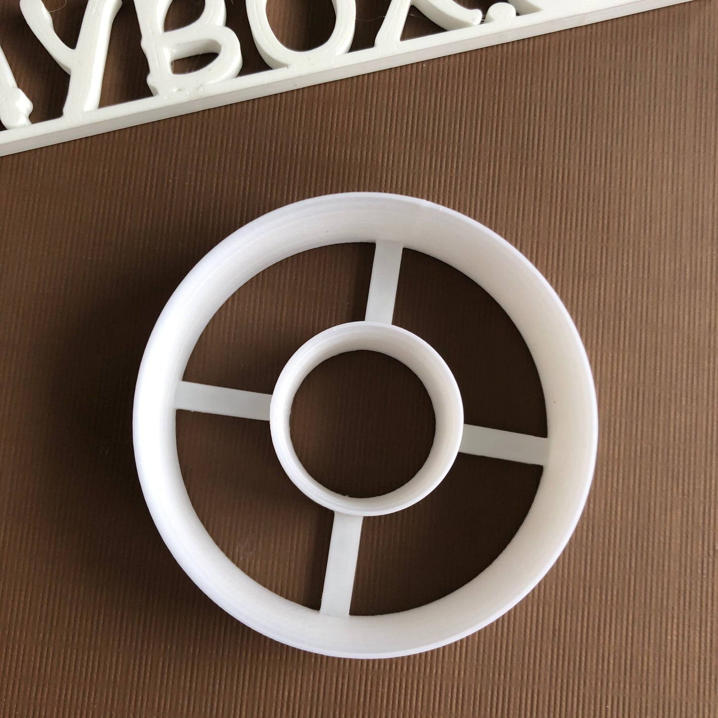 Circle donut cutter - made for use with polymer clay