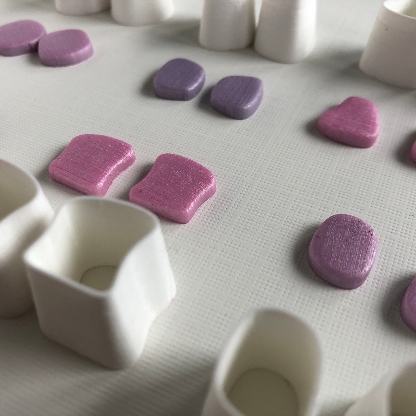 Organic Stud Cutter Set for Polymer Clay Earrings – 12 Small Shapes