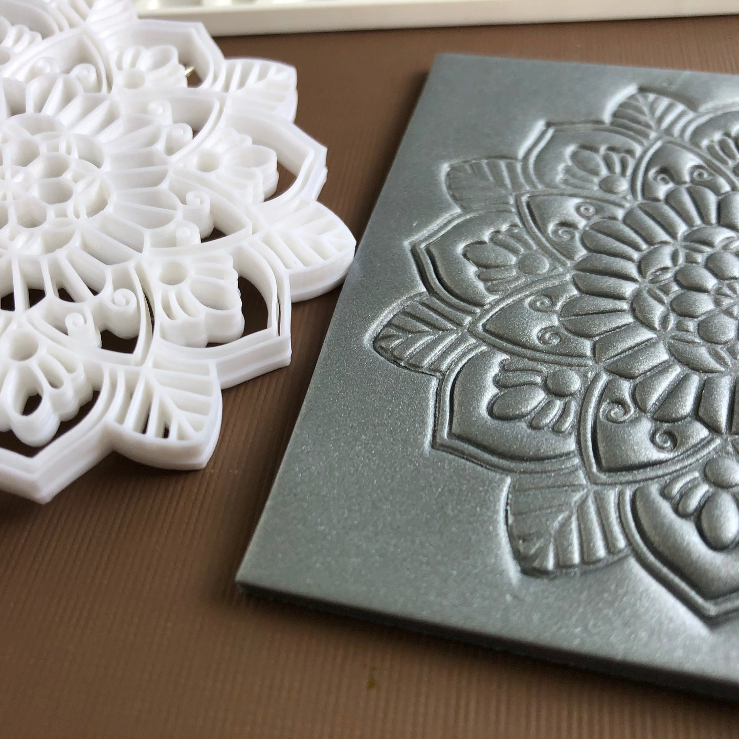 Mandala stamp  1 - made for use with polymer clay