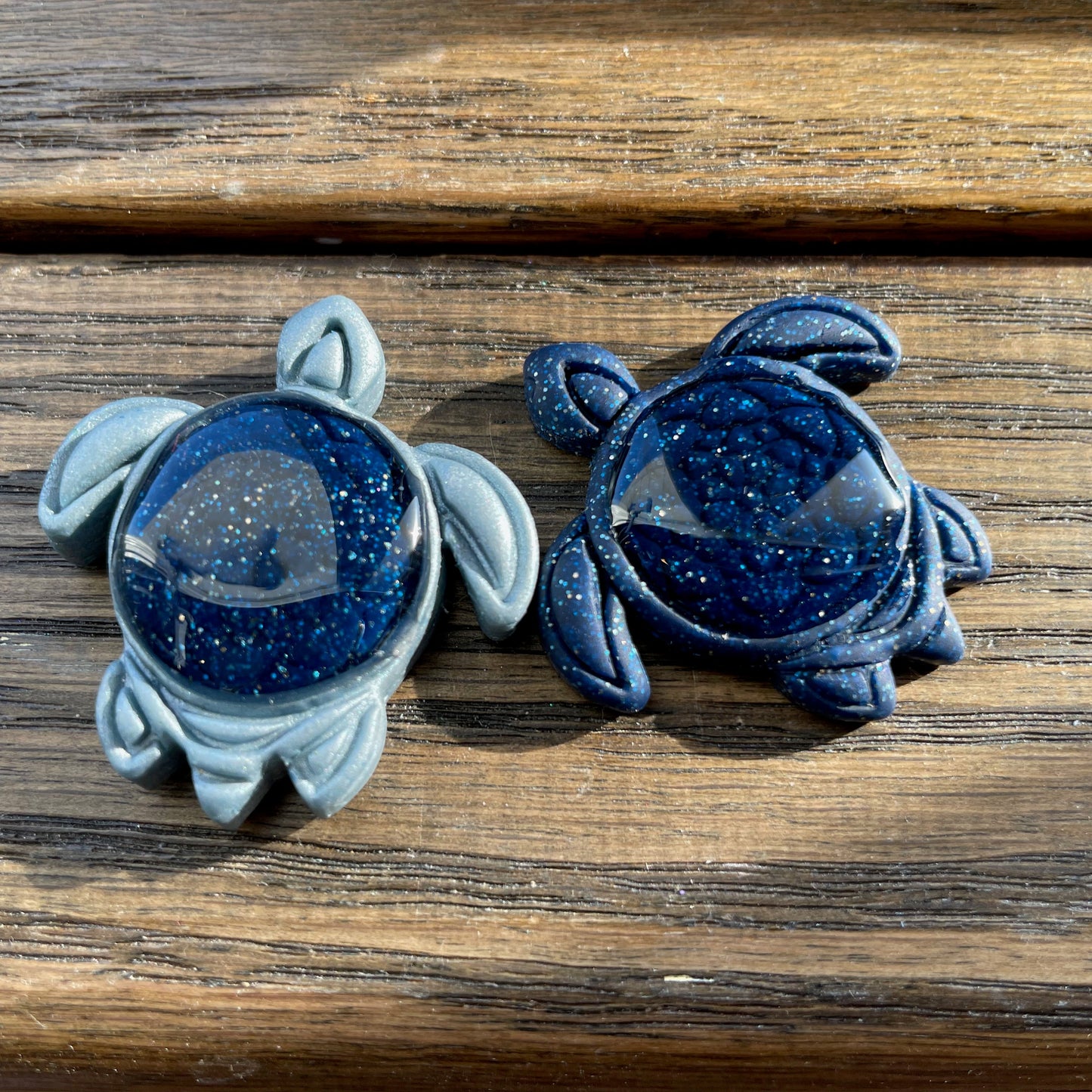 Mandala turtle stamp and cutter set - made for use with polymer clay