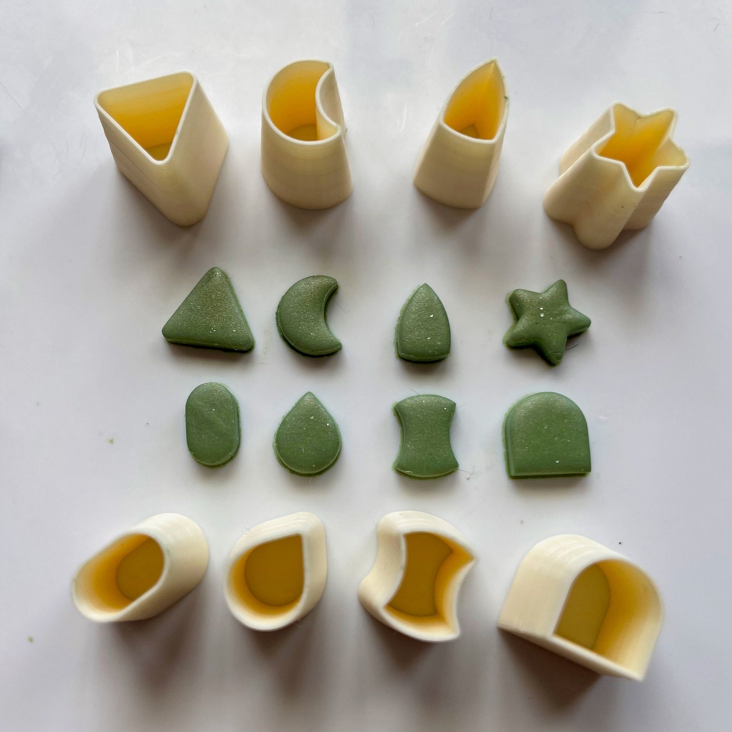 Mixed stud cutters set 3 - made for polymer clay