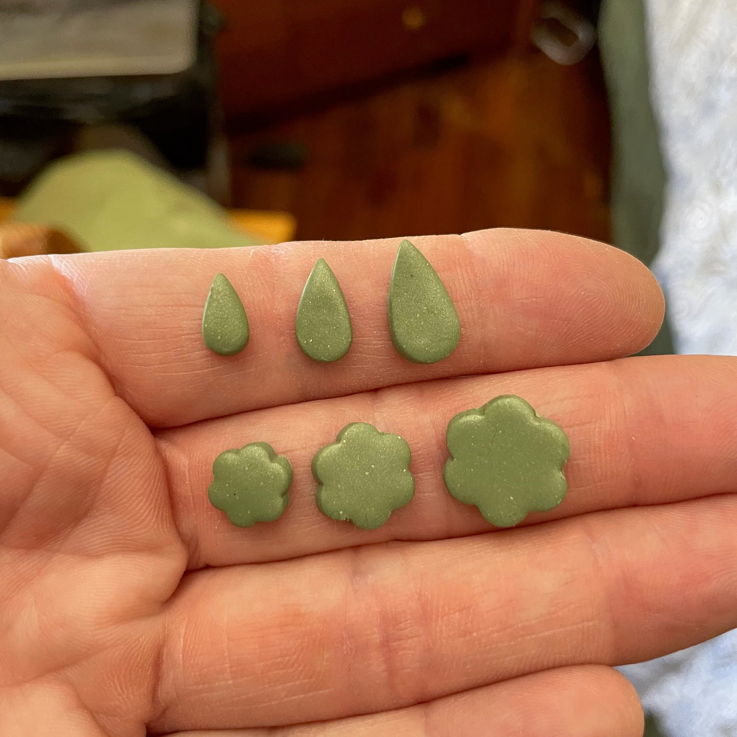 Mixed stud cutters set 2 - made for polymer clay