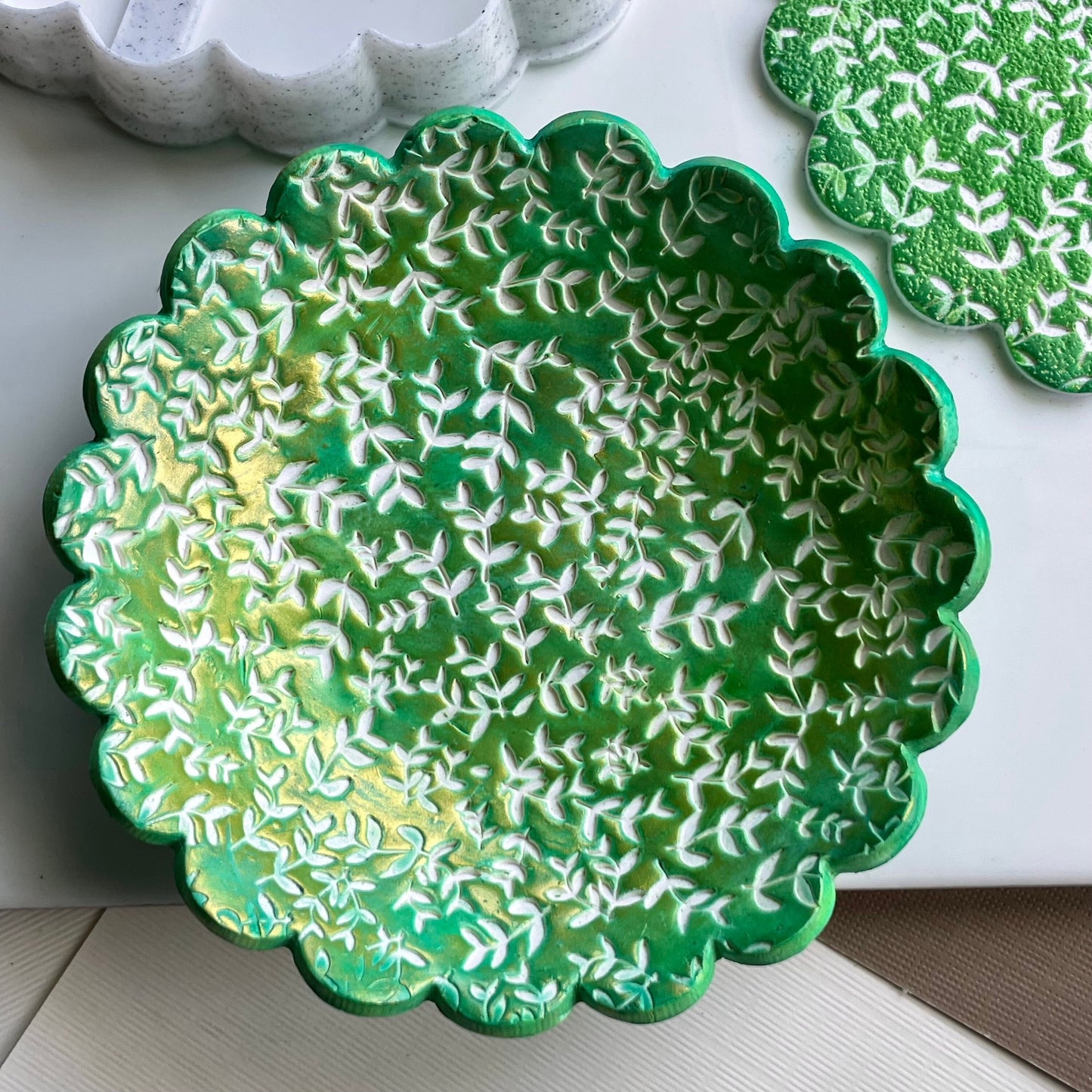 Scalloped large cutter - perfect for making ring dishes or coasters