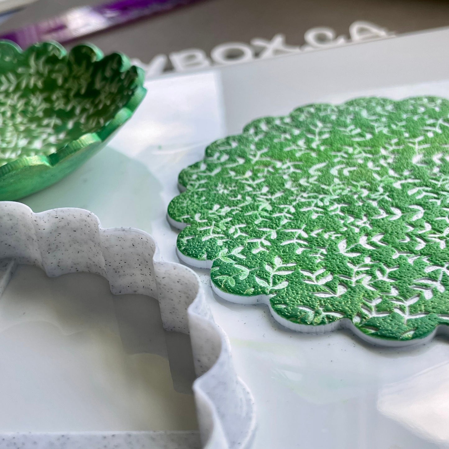 Scalloped large cutter - perfect for making ring dishes or coasters