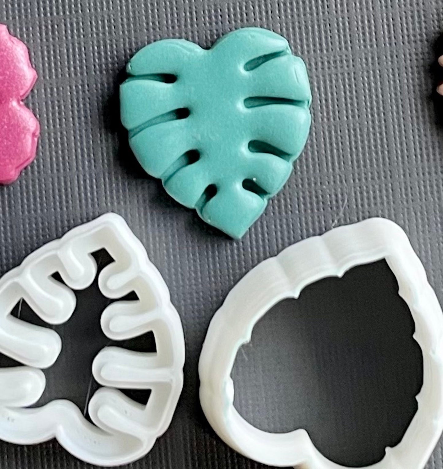 One-Inch Flower Stamp and Cutter Set (#3) - Polymer Clay Tools