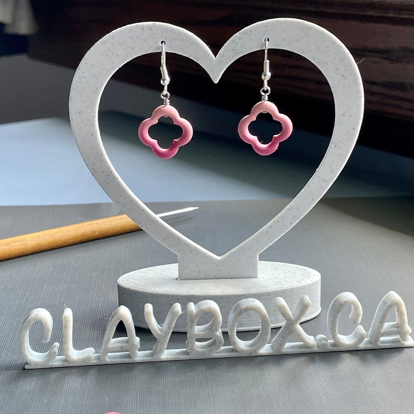 Quatrefoil donut cutter - made for use with polymer clay