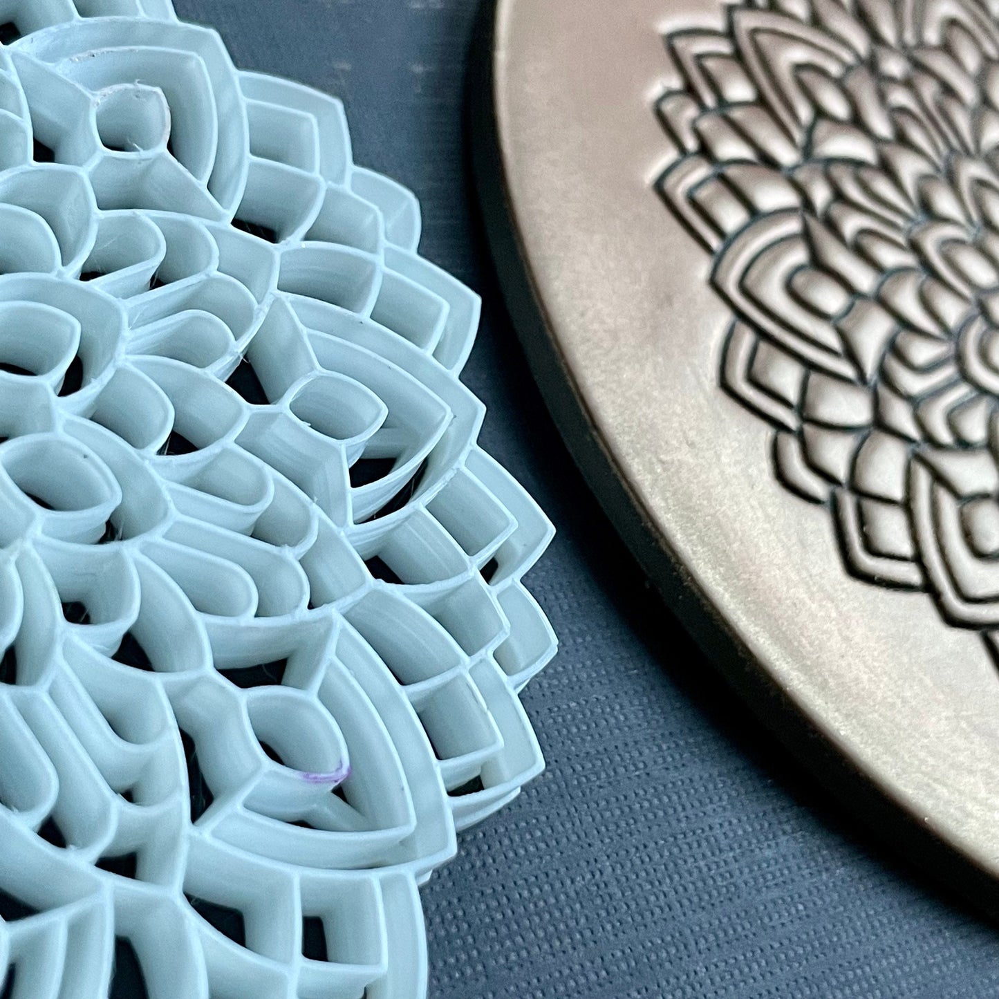 Mandala stamp  3 - made for use with polymer clay