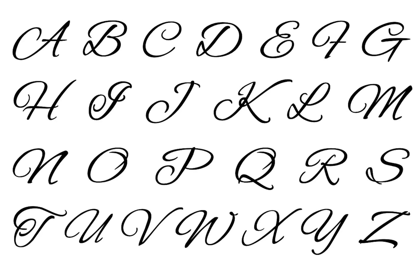 Large letter stamp - made for use with polymer clay