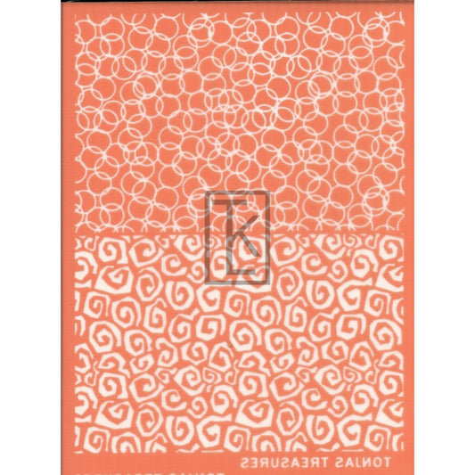 Circles And Swirl Duo SIlkscreen